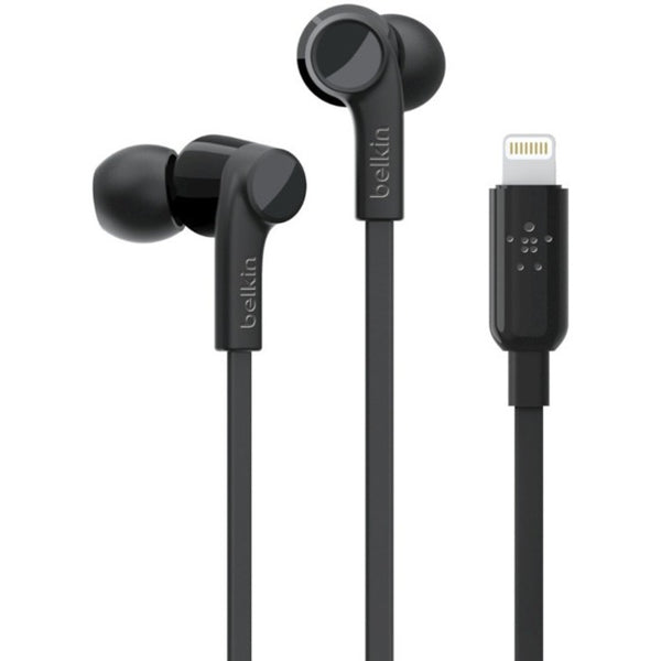 ROCKSTAR Wired Earphone with Lightning Connector - Black