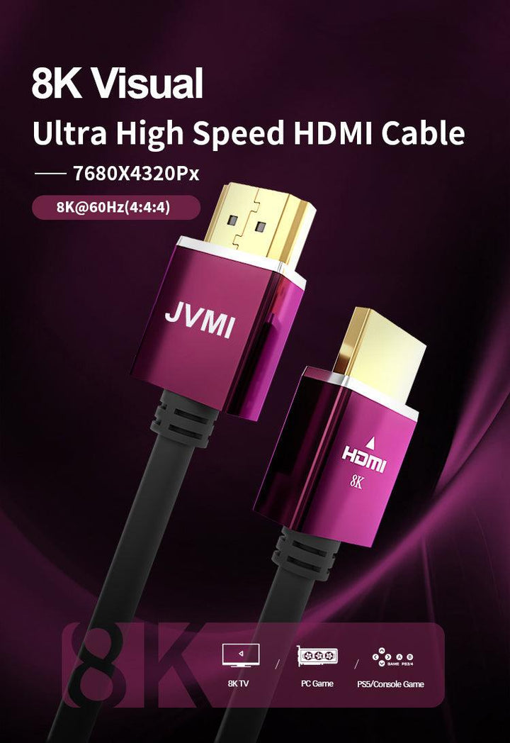 Certified Ultra High Speed 2.1 8K HDMI Cable 48Gbps - Aussie Gadgets