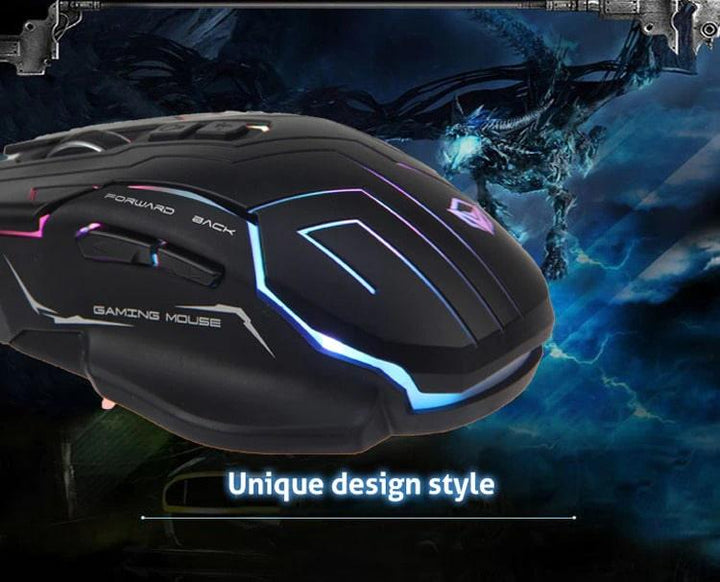 Meetion Dazzling Ergonomic RGB Gaming Mouse - Aussie Gadgets