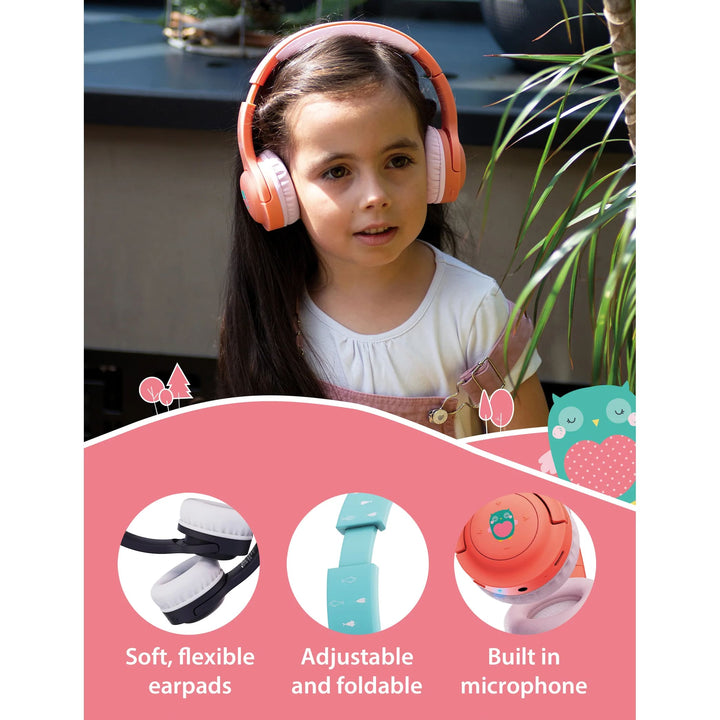 Kids Wireless Headphones Olive the Owl - Aussie Gadgets