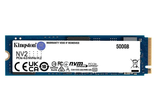 Nv2 500GB M.2 NVMe PCIe 4.0 SSD - 3500/2100MB/s 160TBW 1.5 Million Hrs M.2 2280 3Y WTY