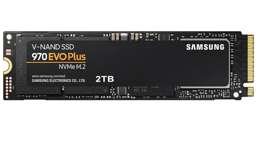 970 EVO Plus 2TB PCIe NVMe SSD MLC 3500MB/s 3300MB/s 620K/560K IOPS 1200TBW 5yrs wty