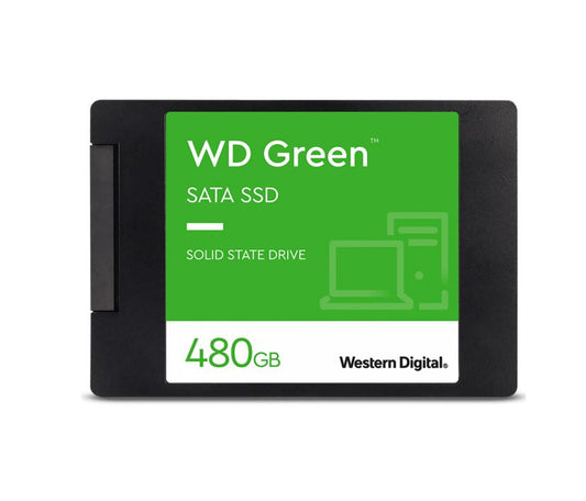 WD Green 480GB 2.5" SATA SSD 545R/430W MB/s 80TBW 3D NAND 7mm 3 Years Warranty