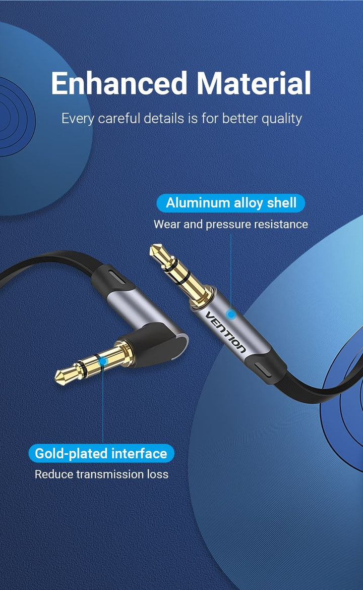 Right Angle 3.5mm Aux Cable - Aussie Gadgets