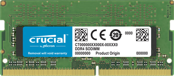 Crucial 32GB (1x32GB) DDR4 SODIMM 2666MHz CL19 1.2V Dual Ranked Notebook Laptop Memory RAM - Aussie Gadgets