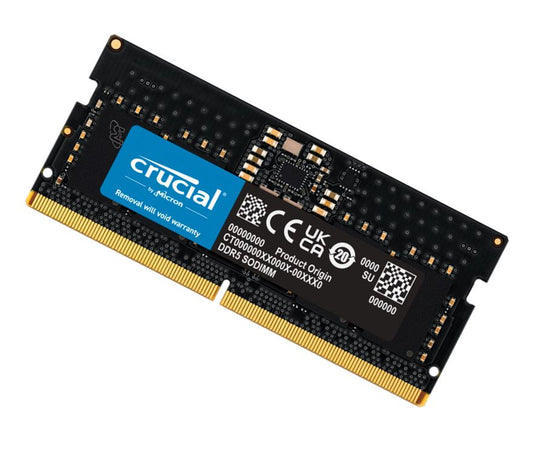 Crucial 32GB (1x32GB) DDR5 SODIMM 4800MHz C40 1.1V Notebook Laptop Memory - Aussie Gadgets