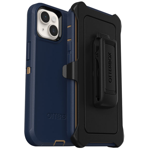 OtterBox Defender Apple iPhone 14 Plus Case Blue Suede Shoes