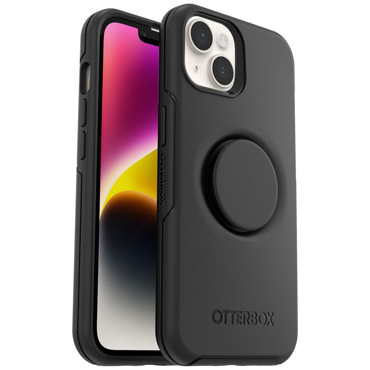 OtterBox Otter + Pop Symmetry Apple iPhone 14 Plus Case Black