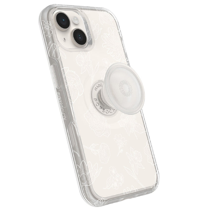 OtterBox Otter + Pop Symmetry Clear Apple iPhone 14 / iPhone 13 Case Flower Of The Month (Clear)