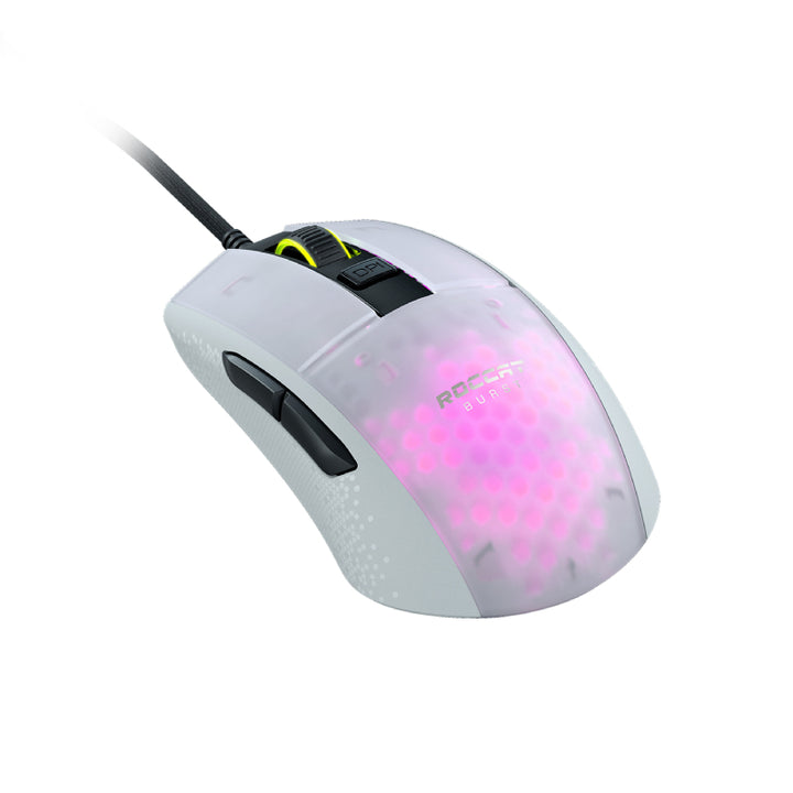 Burst Pro Extreme Lightweight Pro RGB Gaming Mouse - White - Aussie Gadgets