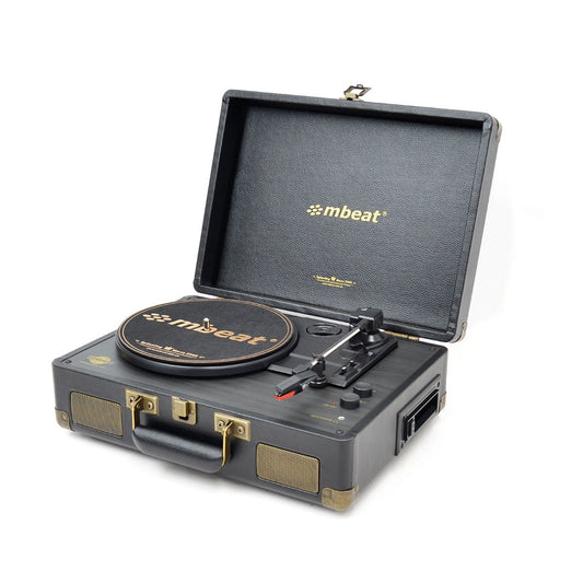 mbeat Uptown Retro Turntable with Bluetooth Streaming & Cassette Player