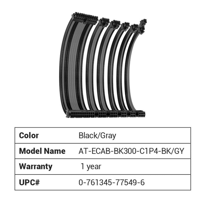 Antec CIP4 Cable Kit Black Grey - 6 Pack