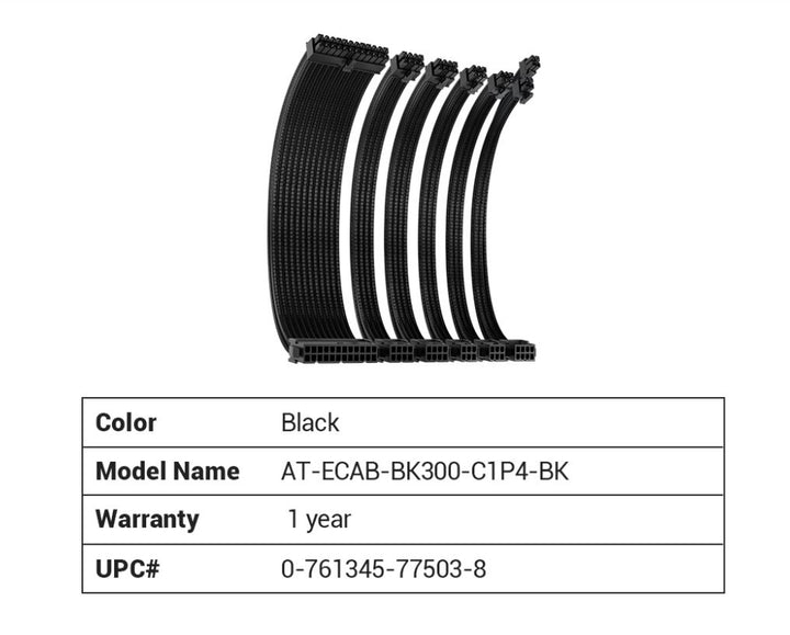 Antec CIP4 Cable Kit Black - 6 Pack