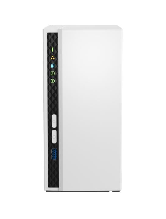 QNAP TS-233 2 Bay NAS ARM 4-core Cortex-A55 2.0GHz processor 2GB Hot-swappable 1xGbE WOL 2xUSB2.0 1xUSB3.2 FAN 2 year warranty