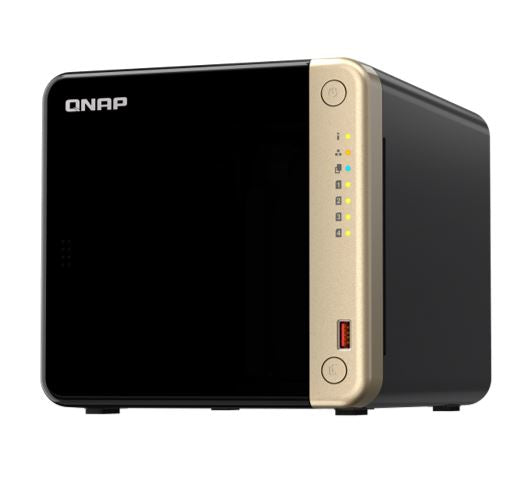 QNAP TS-464-8G 4 Bay NAS Intel Celeron N5095 Quad core 8GB DDR4 2xM.2 2280 PCle 2x2.5GbE 1xSlot PCle Gen3x2 2xUSB3.2 1XHDMI2.0 3YR WTY