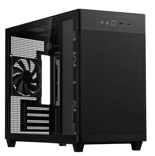 ASUS Prime AP201 Tempered Glass Black MicroATX Case