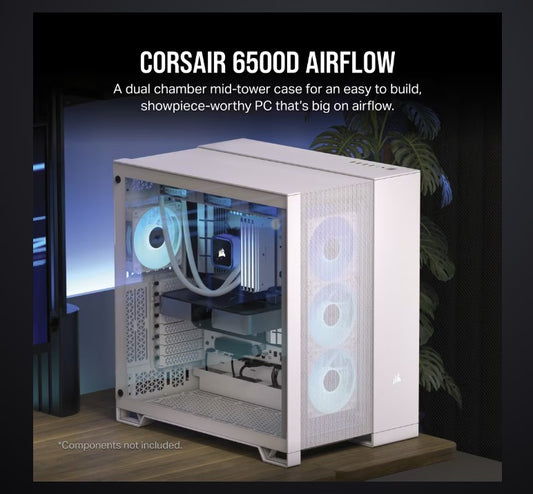 CORSAIR 6500D Airflow Tempered Glass ATX Mid-Tower