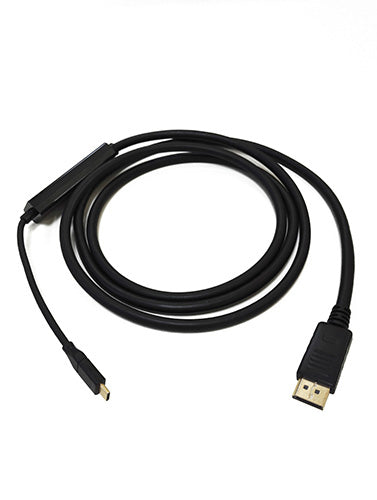 8ware 2m USB-C to DP DisplayPort Cable Adapter Male to Male iPad Pro Macbook Air Samsung Galaxy S10 MS Surface