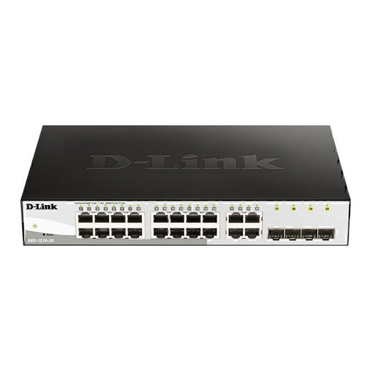 D-Link 20-Port Gigabit Smart Managed Switch with 20 RJ45