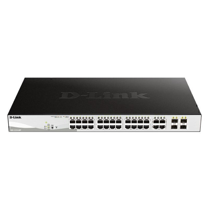 D-Link 28-Port Gigabit Smart Managed PoE Switch with 28 RJ45