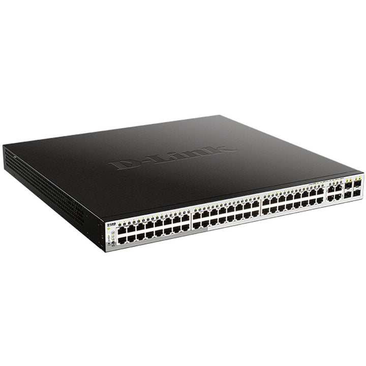 D-Link 52-Port Gigabit Smart Managed PoE Switch with 52 RJ45 ports