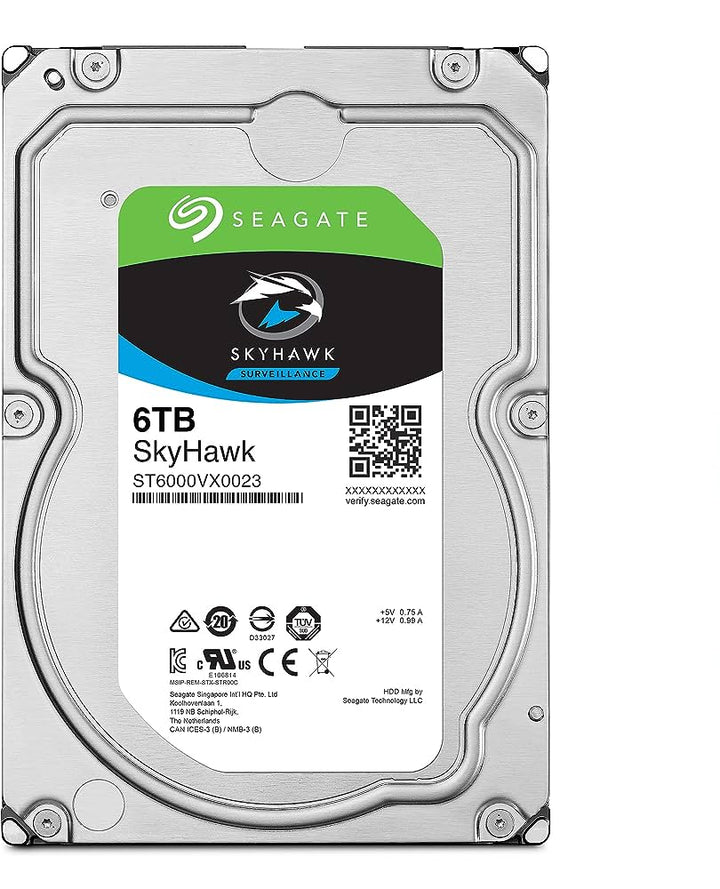 Seagate 6TB SkyHawk Surveillance 3.5' HDD  SATA 6Gb/s