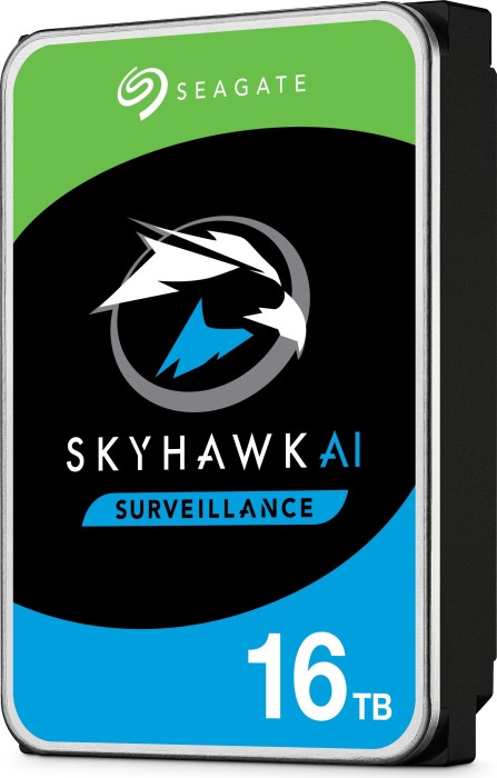 Seagate 16TB 3.5' SkyHawk AI Surveillance SATA HDD 256MB Cache