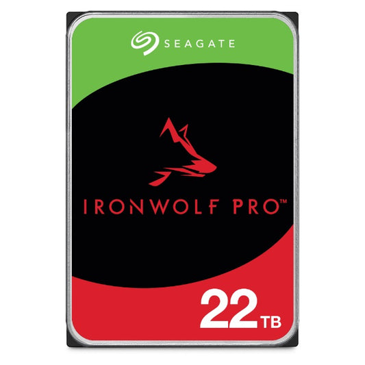 Seagate ST22000NT001 22TB IronWolf Pro 3.5' SATA3 NAS Hard Drive 24x7 Performance 7200 RPM 256MB Cache HDD. 5 Years Warranty