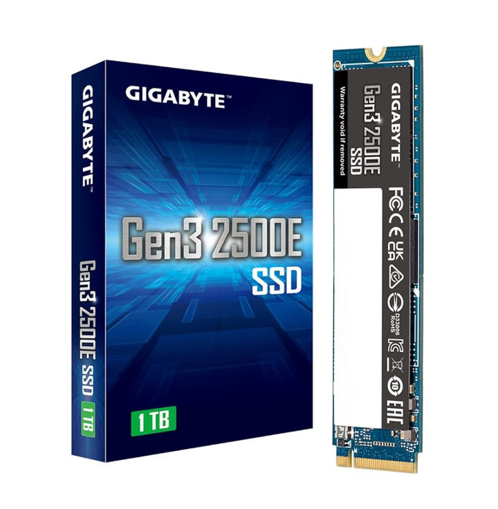 Gigabyte G3 2500E SSD 2TB  M2 PCle 3.0x4 2400/2000 MB/s MTBF 1.5m hr Limited 5 years or 480TBW