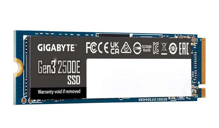 Gigabyte G3 2500E SSD 2TB  M2 PCle 3.0x4 2400/2000 MB/s MTBF 1.5m hr Limited 5 years or 480TBW