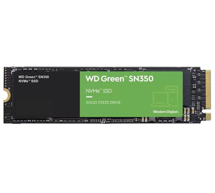 (LS) Western Digital WD Green SN350 480GB M.2 NVMe SSD 2400MB/s 1650MB/s R/W 60TBW 250K/170K IOPS 1M hrs MTTF 3yrs wty