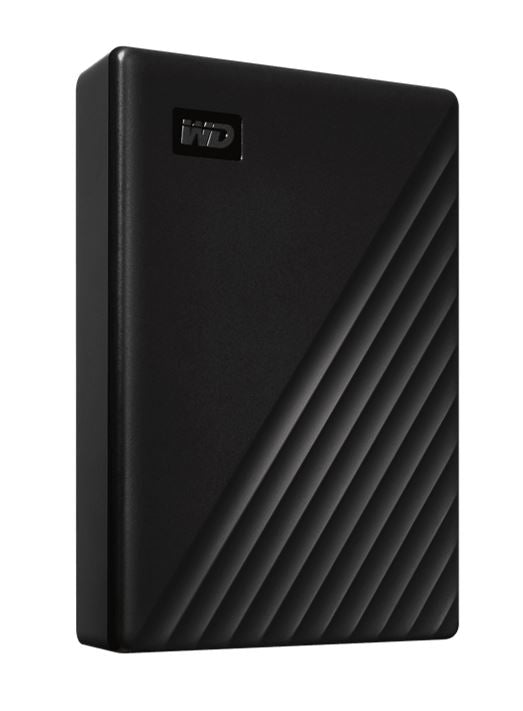 Western Digital My Passport 1TB USB 3.0 2.5' Portable External Hard Drive - 256-bit AES Encryption Slim Light Durable Shock Proof Black Plug & Play