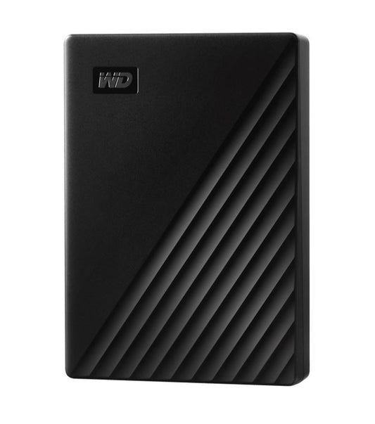 Western Digital My Passport 4TB USB 3.0 2.5' Portable External Hard Drive - 256-bit AES Encryption Slim Light Durable Shock Proof Black Plug & Play