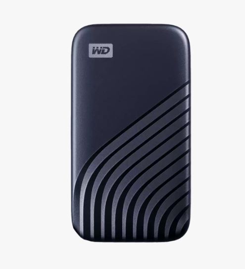 WD 2TB My Passport‚Ñ¢ SSD Portable Storage -1050MB/s1 and write speeds of up to 1000MB/s1 -USB 3.2 Gen-2 and USB-C‚Ñ¢ -Password Protection