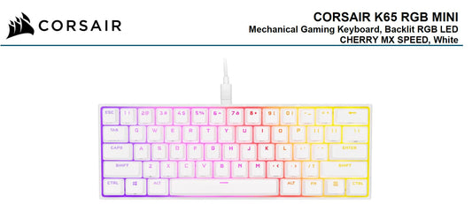 Corsair K65 RGB MINI 60% Mechanical Gaming Keyboard