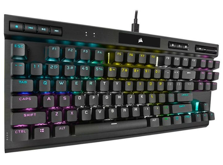 Corsair K70 RGB TKL OPX Silver RGB Mechanical Gaming Keyboard