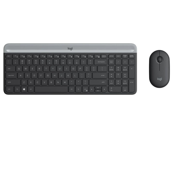 Logitech MK470 Slim Wireless Keyboard Mouse Combo Nano Receiver 1 Yr Warranty