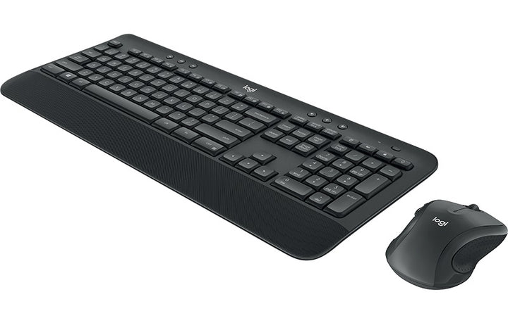 Logitech MK545 Wireless Desktop Keyboard Mouse Combo 3 Yrs battery life comfortable palm rest & adjustable tilt legs Laser-grade ~KBLT-MK520R