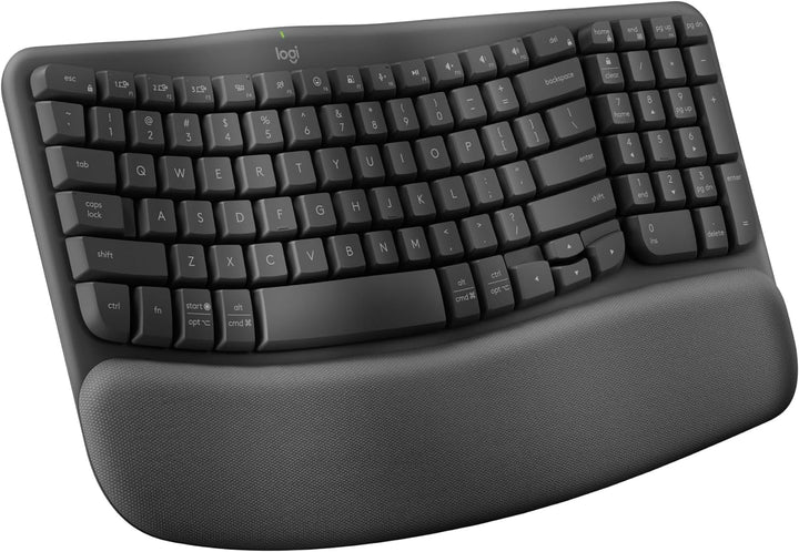 Logitech Ergo Series Wave Keys Wireless Ergonomic Keyboard (Graphite)