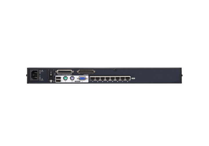 Aten Rackmount KVM Switch 1 Console 8 Port Multi-Interface Cat 5