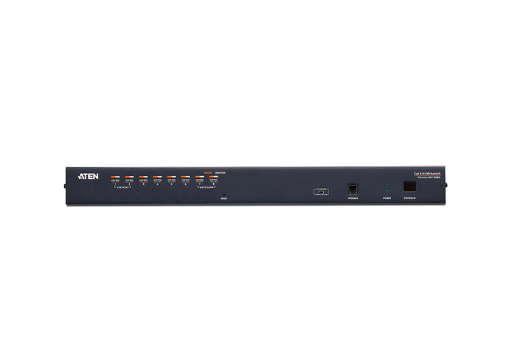 Aten Rackmount KVM Switch 1 Console 8 Port Multi-Interface Cat 5