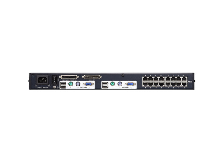 Aten Rackmount KVM Switch 2 Console 16 Port Multi-Interface Cat 5