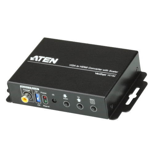 Aten Professional Converter VGA & 3.5mm Audio to HDMI Converter with Scaler