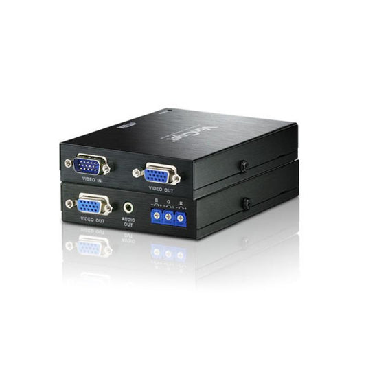 Aten Professional Video Extender VGA Via Cat5 with Audio & Deskew