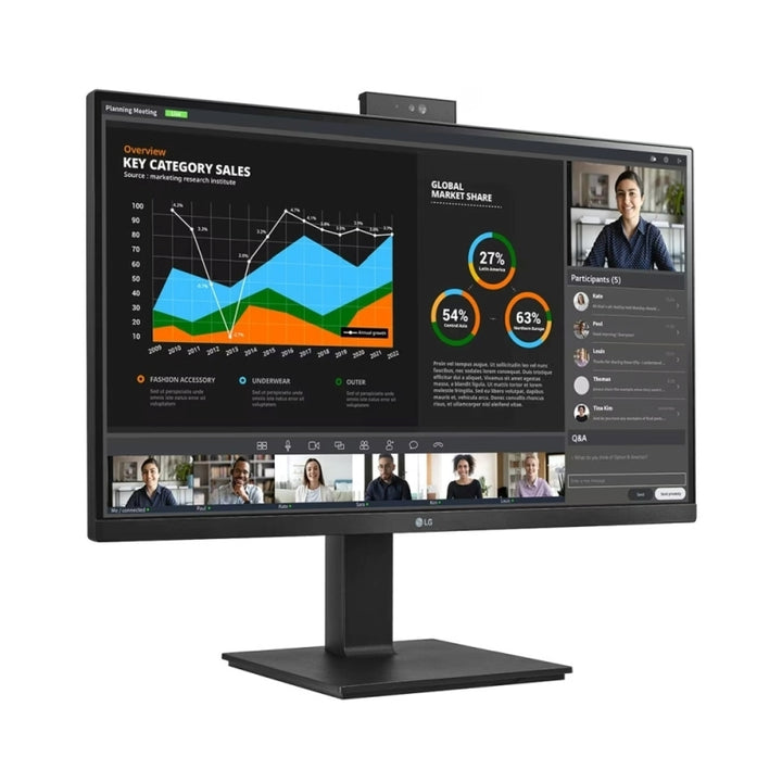 LG 27&#39;&#39; 27BQ75QC-B QHD IPS LED Monitor - 2560x1440 (16:9) / 5ms / 75Hz