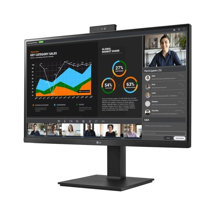 LG 27&#39;&#39; 27BQ75QC-B QHD IPS LED Monitor - 2560x1440 (16:9) / 5ms / 75Hz