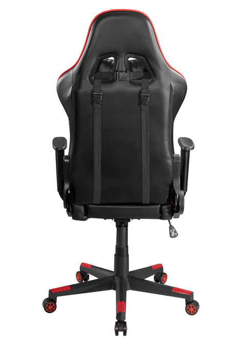 Brateck PU Leather Gaming Chairs with Headrest and Lumbar Support (70x70x127~137cm) Up to 150kg - PU Leather