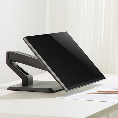 Brateck Single Touch Screen Monitor Desk Stand FitMost 17'-32' Screen Sizes Up to 10kg per screen VESA 75x75/100x100