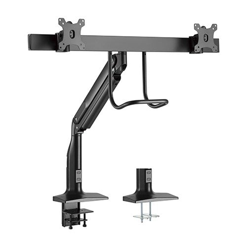 Brateck Dual Monitors Select Gas Spring Aluminum Monitor Arm Fit Most 17‚Äò-35Monitors Up to 10kg per screen VESA 75x75/100x100(LS)-LDT23