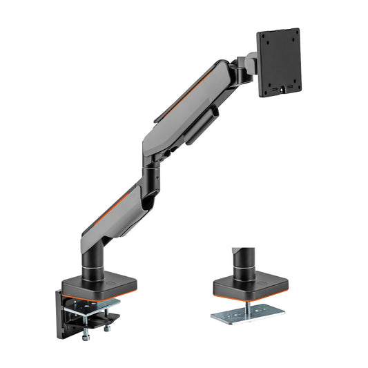 Brateck Single Heavy-Duty Gaming Monitor Arm Fit Most 17'-49' Monitor Up to 20KG VESA 75x75